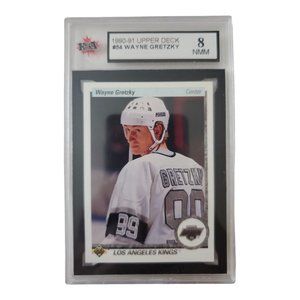 KSA graded Upper Deck #54 Wayne Gretzky hockey card